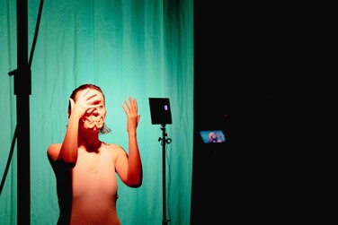 Workshops in Multimedia Studio. Photo by Jitka Sohrová.