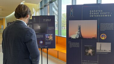The traveling exhibition Czech Journey into Space in Pilsen