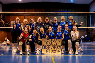Tým ZČU žen po vítězství nad Univerzitou Hradec Králové